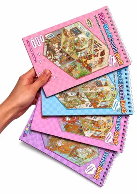 Produktbild von 7 Toys Kolorów Mini Scenki 3D Kreativ Bastelbuch DIY Bastelset