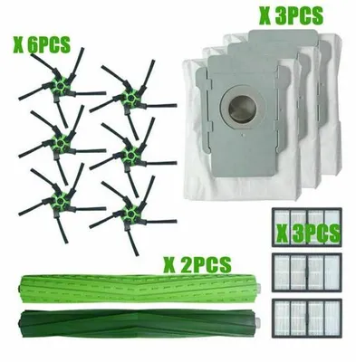 Obrázok produktu pre Univerzálna sada HEPA filtrov pre valcové a bočné kefy pre vysávač iRobot Roomba S9 Plus