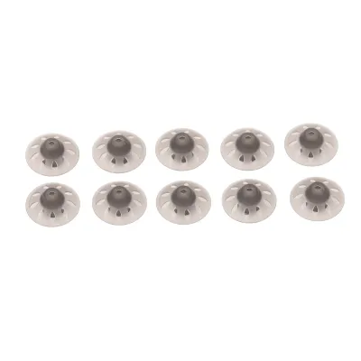 Obrázek produktu pro 10 ks sluchadel Domes Sound Amplifier Malé otevřené černé ušní tipy Příslušenství pro Phonak (6 mm )