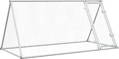 Immagine prodotto di vidaXL Gabbia per polli argento 200x105x91 cm Acciaio zincato