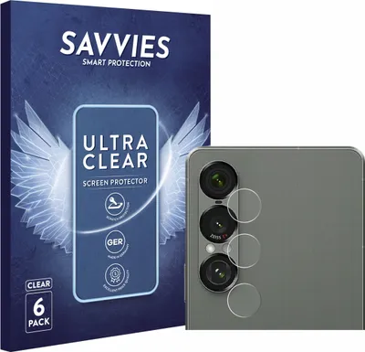 Produktbild von 6x Für Sony Xperia 1 VII (NUR Kameraschutz) Schutzfolie Savvies Displayschutz Display Schutz Folie Klar Transparent