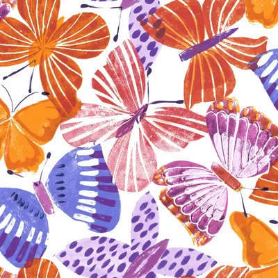 Produktbild von 20 Servietten Colorful Butterflies - Sanfte Schmetterlinge 33x33cm