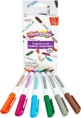 Produktbild von Färbungen - Textilmarker tropische Farben - 6 Farben