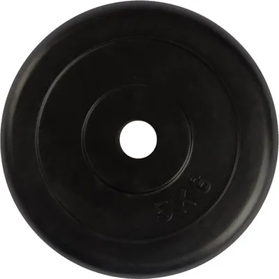Produktbild von VirtuFit Gummi-Hantelscheibe 5 kg 30 mm