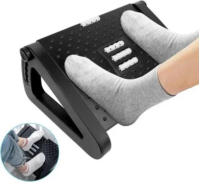 Produktbild von Fußstütze mit Massagefunktion, verstellbar, rutschfest, Büro und Haus