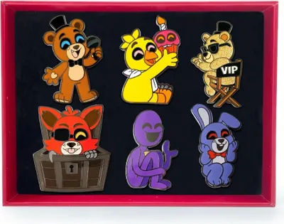 Zdjęcie produktu dla Zestaw przypinek Five Nights at Freddy's - Five Nights at Freddy's Pin Set (Youtooz)