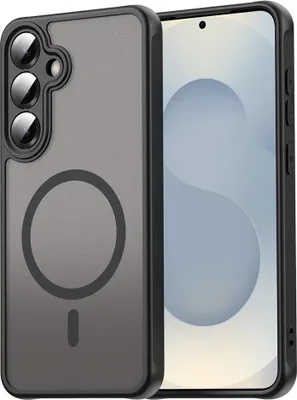 Obrázek produktu pro Pouzdro MagSafe pro Samsung Galaxy A36/A56 - Zadní kryt Phonesta AirFrost Poloprůhledné - Matné černé