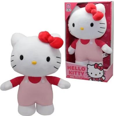 Produktbild von Hello Kitty Plüschtier, rosa T-Shirt, 30 cm