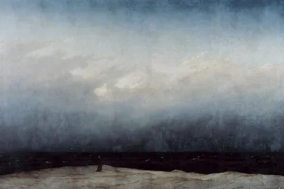 Obrázek produktu pro Caspar David Friedrich Art Print Obraz - Mnich u moře, 1808-1810 (120 x 180 cm)