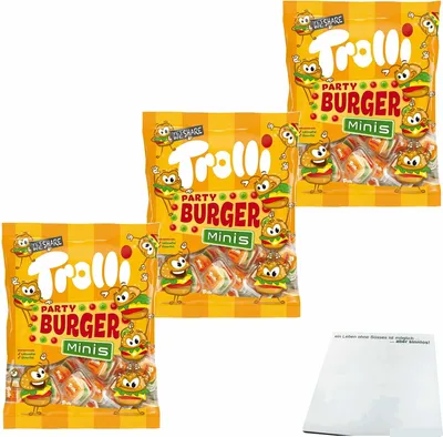 Produktbild von Trolli Mini Burger Party (8x170g Beutel) VPE