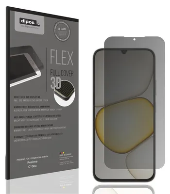 Produktbild von Full Cover Privacy Blickschutzfolie für Realme C100x Folie Anti-Shock