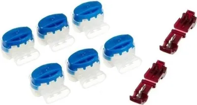 Immagine prodotto di 6 connettori a filo + 2 morsettiere compatibili per Husqvarna ® Automower ® 4** 5** - Originale 3M