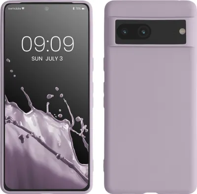 Produktbild von kwmobile Handyhülle für Google Pixel 7 Hülle - TPU Case - Kabelloses Laden - Schutzhülle Cover in Lavendel
