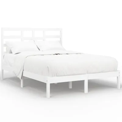 Obrázek produktu pro vidaXL Postel z masivu bílá 140x190 cm