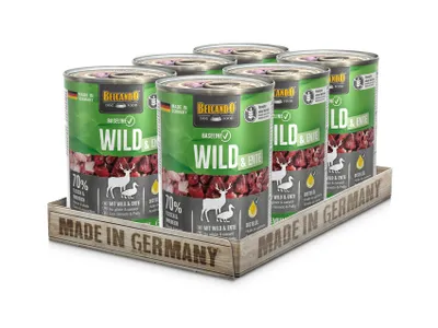 Produktbild von Belcando 512445, Adult, jede Rasse, Ente, Wildfleisch, 400 g, Ohne Soja