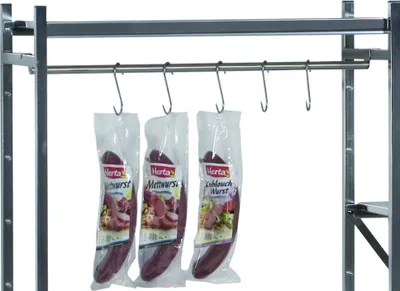 Produktbild von Gehängeschiene für Schulte Lebensmittelregal | 80cm | Aluminium