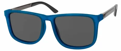 Produktbild von Polarisierte rechteckige Sonnenbrille – UV400 Schutz, Uni Schwarz/Blau