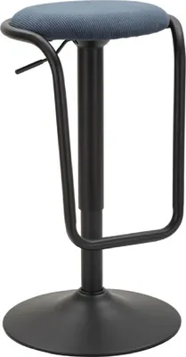 Image de Mauro Ferretti tabouret de bar Destiny Ø 41x61-83 cm noir navy