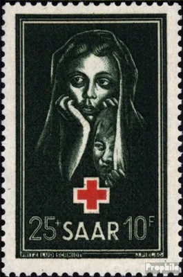 Produktbild von Briefmarken Saarland 1951 Mi 304 (kompl.Ausg.) postfrisch Rotes Kreuz