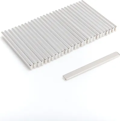 Produktbild von Neodym Magnete 50 x 5 x 1,6 mm N38 Quader Case - 1 Stück, Extrem stark, Magnettafeln, Kühlschränke, Whiteboards, DIY