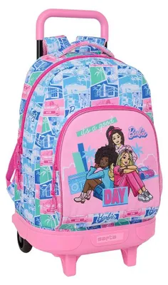 Immagine prodotto di Zaino scuola con ruote Barbie Colorato 33 x 45 x 22 cm
