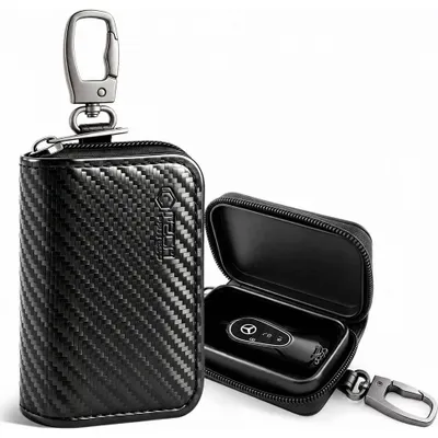 Produktbild von Schutzhülle Faradayscher Käfig, Tech-Protect KLR300 Pouch Keyless RFID Signal Blocker Case, Carbon
