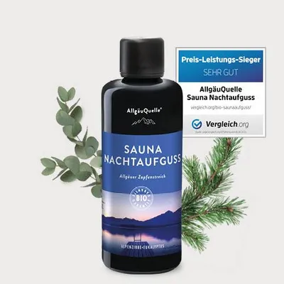 Produktbild von Saunaaufguss Nachtausguss Saunaduft mit Alpenzirbe und Eukalyptus