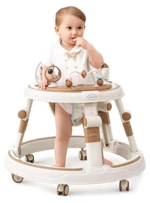 Immagine prodotto di Girello Tavalax - con effetti luminosi e LED, regolabile in altezza, pieghevole e salvaspazio - Tavalax "First Steps Academy" è un girello intelligente per bambini per la crescente curiosità - per neonati e bambini piccoli in fasi di sviluppo attive, con particolare attenzione all'ergonomia, alla libertà di movimento, alla stabilità, al piacevole comfort di seduta, al funzionamento intuitivo e a vari momenti di gioco nella cameretta o nel soggiorno | ergonomico, orientato al comfort e adatto