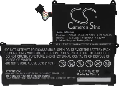 Produktbild von vhbw Akku Ersatz für Fujitsu FPCBP414, FPB0308S, CP642113-01 für Tablet Pad (4150 mAh, 10,8 V, Li-Polymer)