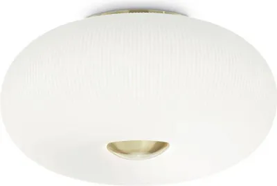 Produktbild von Moderne Deckenleuchte Arizona Glas Weiß 3 Lichter Gx53 9W 3000K Warmes Licht
