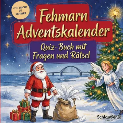 Produktbild von Fehmarn-Adventskalender: Quiz-Buch mit Fragen und Rätsel