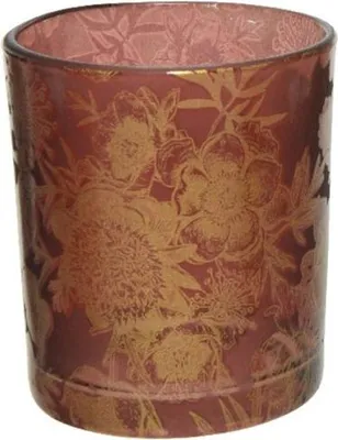 Produktbild von Teelichthalter aus Glas, 7 cm Durchmesser, 8,2 cm Höhe