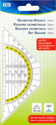 Produktbild von TSI Geometrie-Dreieck klein mit Griff