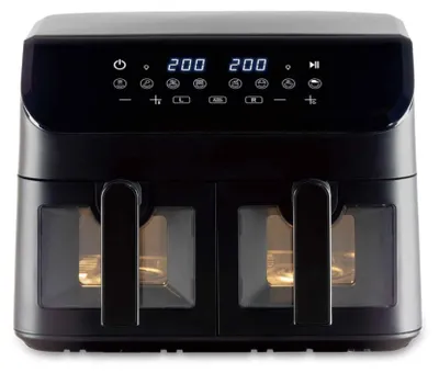 Produktbild von Maestro Doppelte Heißluftfritteuse 2×4,5 L – 2000 W Dual Airfryer