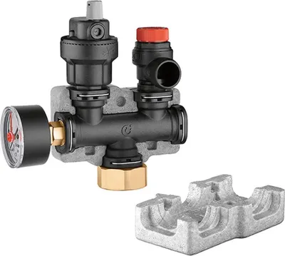 Obrázek produktu pro Kessel-Sicherheitsgruppe aus Kunststoff bis 50 kW 1" 3 bar