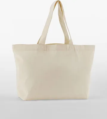Produktbild von Westford Mill W695 | EarthAware® Organic Twill Shopper Einkaufstasche - Farbe: Natural - Größe: 44 x 37 x 16 cm