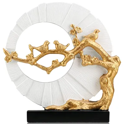 Imagen del producto de Estatua decorativa de pájaro para el hogar y la oficina