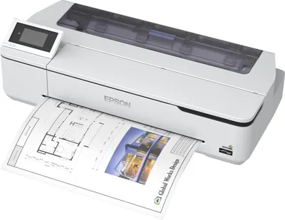 Obrázek produktu pro Epson SureColor SC-T2100 - Wireless Printer (Optional stand), InkJet, 2400 x 1200 DPI, ESC/P-R, HP-GL/2, HP-RTL, TIFF, JPEG, Černá, Azurová, Žlutá, Purpurová, A1 (594 x 841 mm), Role
