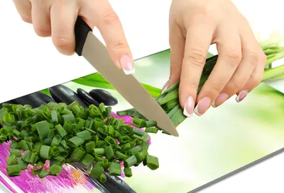 Obrázok produktu pre SKLENENÁ DOSKA NA KRÁJANIE 30x52 Orchid