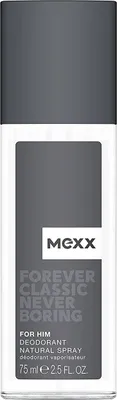 Zdjęcie produktu dla Mexx, Forever Classic Never Boring, Grapefruit, antyperspirant, świeże kwiaty, dezodorant w sprayu, dla mężczyzn, 75 ml