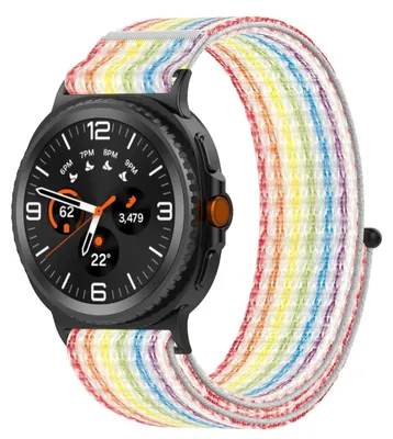 Immagine prodotto di Per Samsung Galaxy Watch 8 / 8 Classic / Ultra 2 Nylon elastico velcro sostituzione cinturino colorato