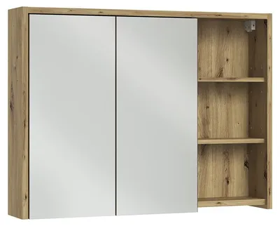 Obrázek produktu pro Koupelnová zrcadlová skříňka Vicco Viola Kašmír/Řemeslný dub 100 x 75 cm, Model 60728