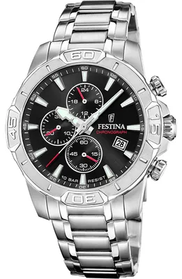 Produktbild von Festina Herrenuhr Timeless Chronograph Armbanduhr Edelstahl silber UF20704/3