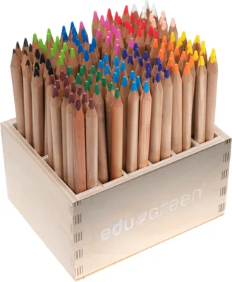 Produktbild von Farbstifte Edugreen, 144 Stifte in 14 Farben sortiert