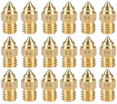 Obrázek produktu pro Sada příslušenství pro 3D tisk – pro 3D tiskárnu Ender 3, včetně tiskové hlavy a trysky MK-Brass