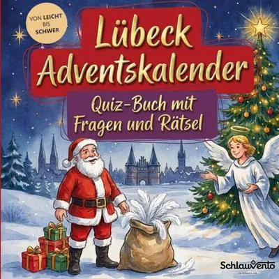 Produktbild von Lübeck-Adventskalender: Quiz-Buch mit Fragen und Rätsel