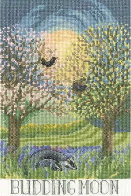 Immagine prodotto di Kit punto croce contato Bothy Threads "Budding Moon", XDD1, 18x27cm