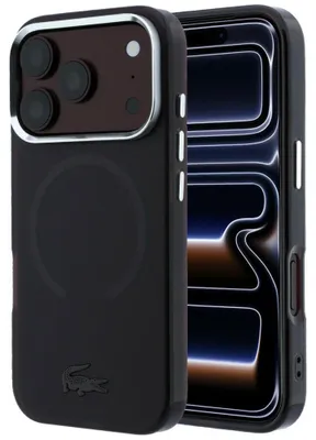 Zdjęcie produktu dla Etui Lacoste IML Frosted do iPhone 18 Pro Max / 17 Pro Max burgundowy