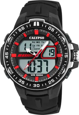 Produktbild von Calypso Armbanduhr Herrenuhr schwarz K5766/4 AnaDigi Uhr