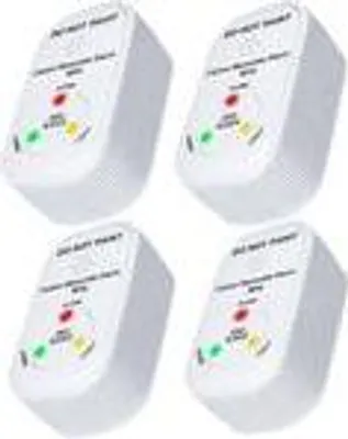 Produktbild von NEMAXX® M10 Mini 4er-Set CO-Warnmelder / Kohlenmonoxidmelder – 85 dB, elektrochemischer Sensor, integrierte Batterie, 10 Jahre, EN 50291-1